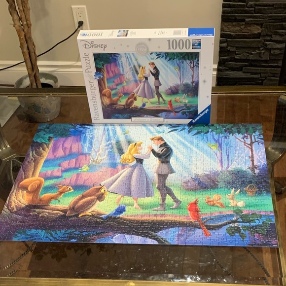 Disney Jigsaw Puzzle 1000 Ravensburger Aurora Sleeping Beauty Prince Phillip - Picture 3 of 5